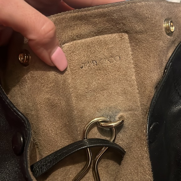 Jimmy Choo black leather backpack - Picture 6 of 11